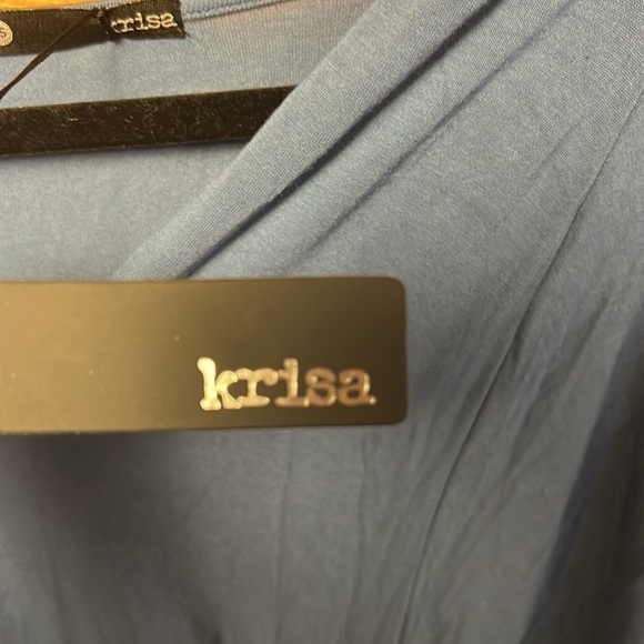 Krista by Revolve womens maxi dress XS short sleeve v-neck side slit soft event - Picture 5 of 11